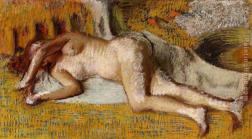 Edgar Degas After the Bath I